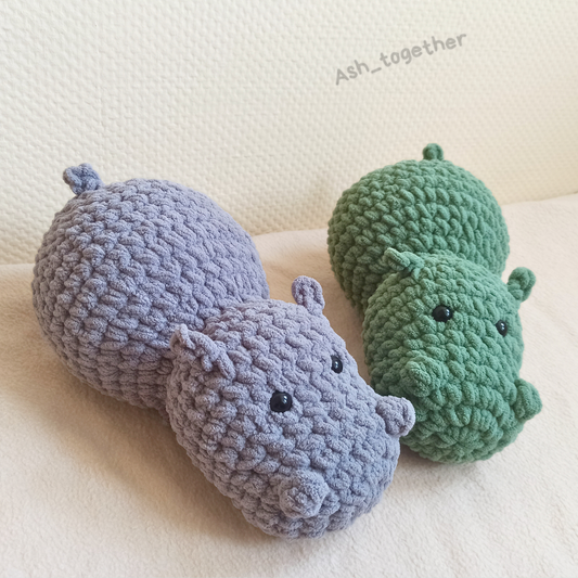Amigurumi Hippo
