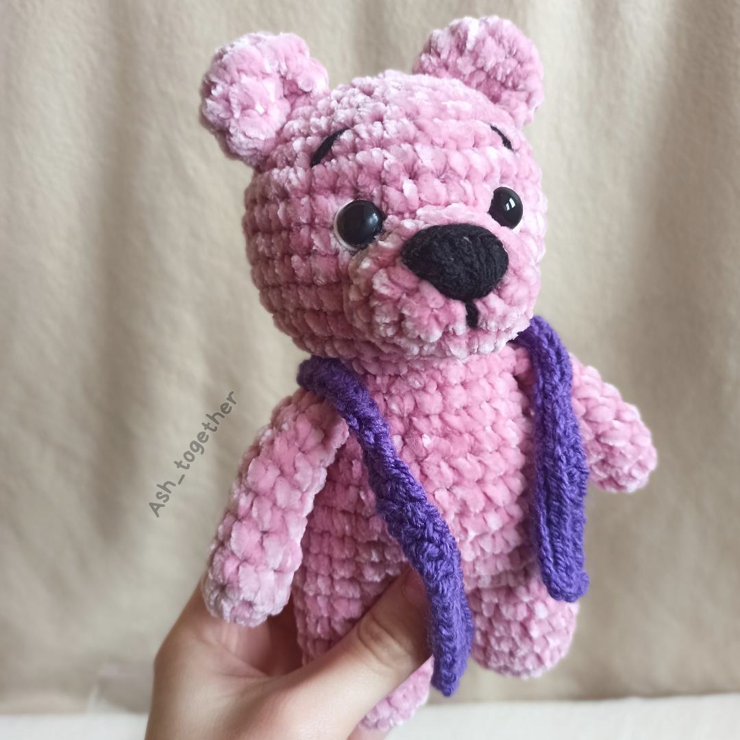 Amigurumi bear (pink)