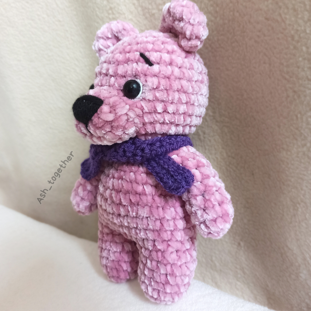 Amigurumi bear (pink)