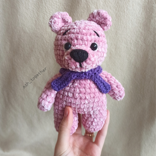 Amigurumi bear (pink)