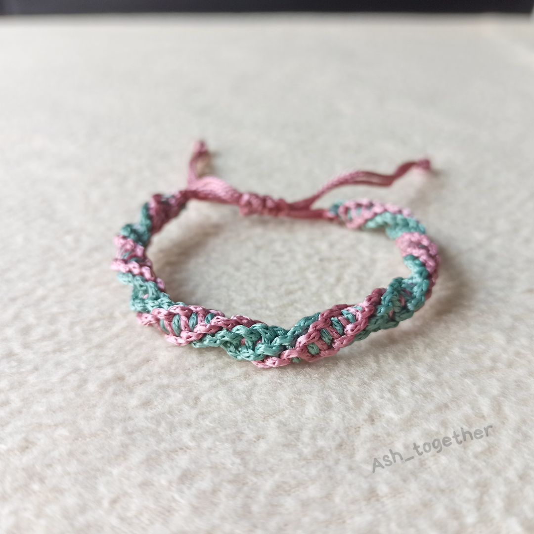 Bracelets Spiral Braided cord