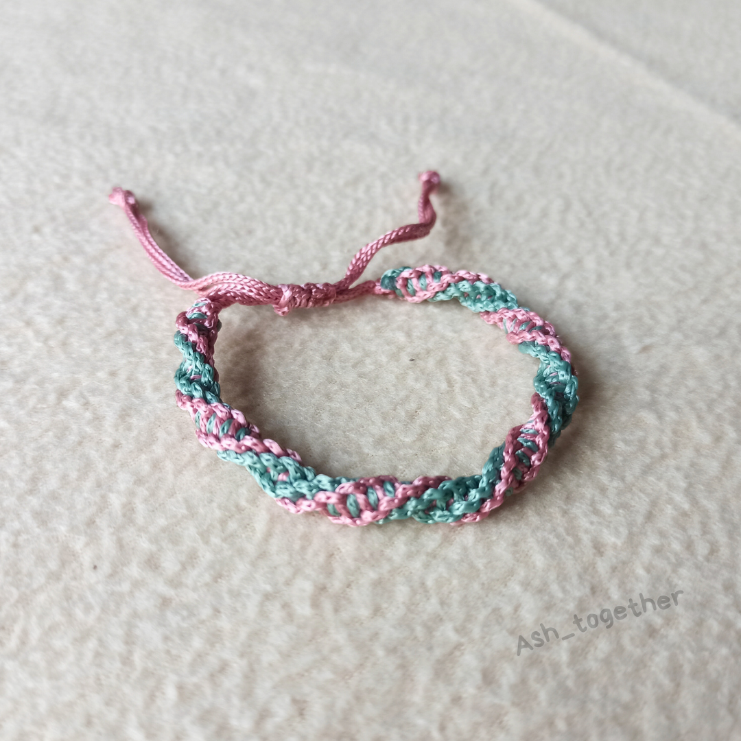 Bracelets Spiral Braided cord