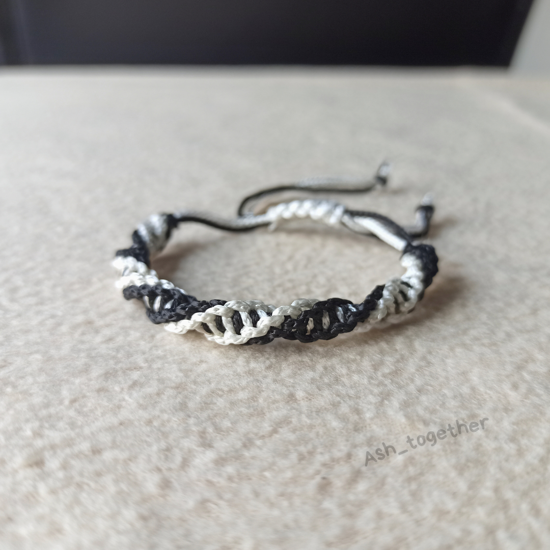 Bracelets Spiral Braided cord