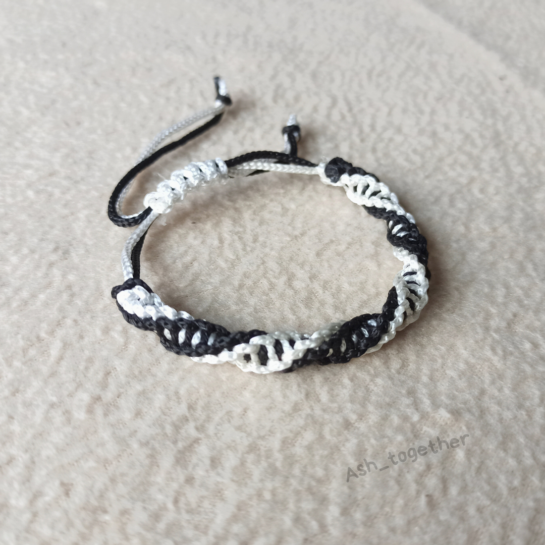 Bracelets Spiral Braided cord